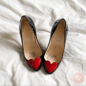 Christian Louboutin Patent Heart Pump